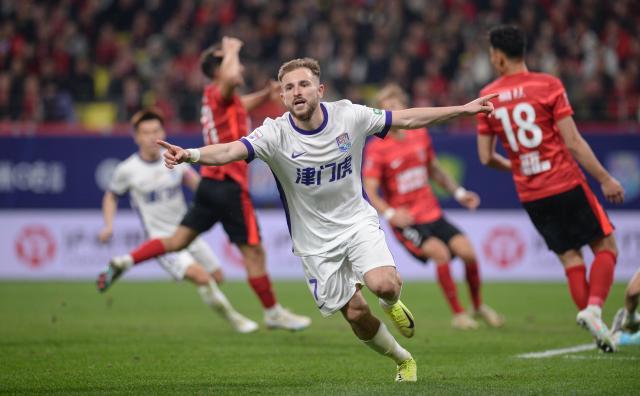 乐鱼集团-【中超】周定洋直红阿代米制胜球 蓉城1比2津门虎